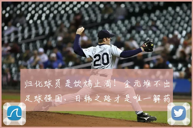 归化球员是饮鸩止渴！金元堆不出足球强国，日韩之路才是唯一解药